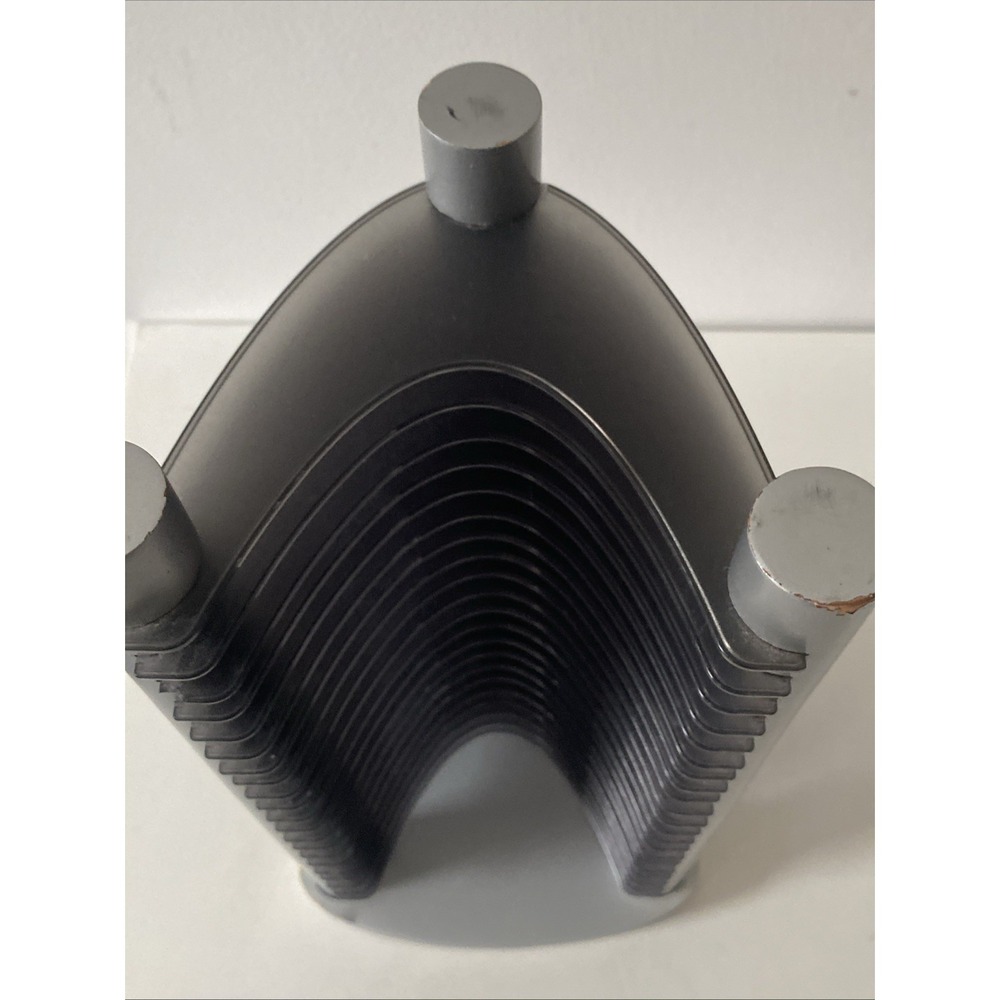 Vintage Y2K - 20 CD Stackable Tower Rack CD Holder Organizer Retro Gray - Picture 3 of 16